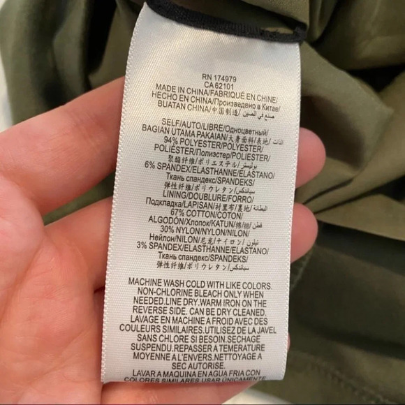 BCBGMaxAzria Aiden XXS Faux Suede Mini Skirt Button - Picture 8 of 8